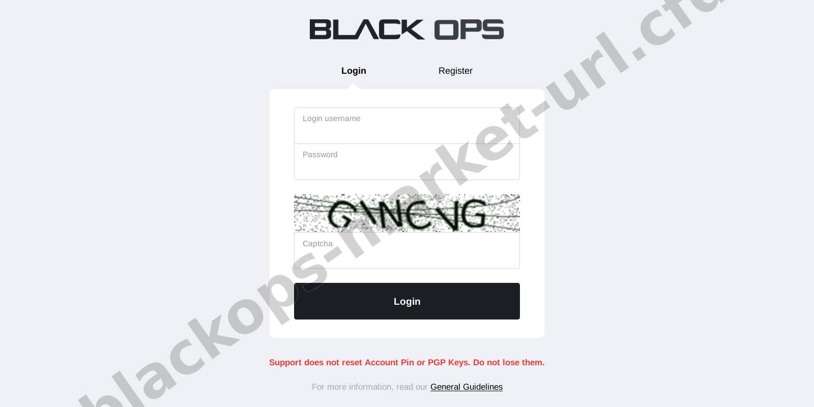 Login Interface